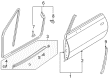 Diagram for Mazda Miata Door Seal - NC10-59-760F