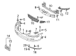 Diagram for Mazda 6 Grille - GK2A-50-1T1B