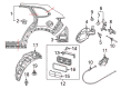 Diagram for Mazda CX-9 Fuel Door - TK48-42-410C