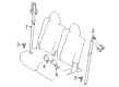 Diagram for Mazda CX-9 Seat Belt - TKY8-57-890A