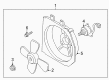 Diagram for Mazda Protege Radiator fan - ZL04-15-025C