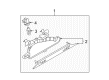 Diagram for Mazda 6 Third Brake Light - G21B-51-580D