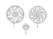 Diagram for Mazda MPV Wheel Cover - LD47-37-170B
