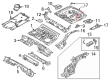 Diagram for Mazda CX-5 Rear Crossmember - KD53-53-92XA