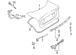 Diagram for Mazda Trunk Lock Cylinder - TA01-76-230D