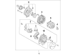 Diagram for Mazda Alternator Brush - AJ51-18-W77