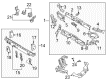 Diagram for Mazda MPV Radiator Support - LC62-54-2A0D