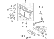 Diagram for Mazda 6 Radiator Support - GEG1-53-110A