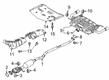 Diagram for Mazda 6 Exhaust Pipe - PY81-20-55XA