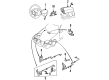 Diagram for Mazda RX-7 Air Bag Sensor - FD01-57-K2YC