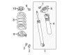 Diagram for Mazda CX-9 Strut Housing - TK54-28-910J