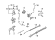Diagram for Mazda Power Steering Pump Pulley - T008-32-620