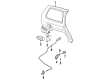 Diagram for Mazda MPV Fuel Door Release Cable - LB82-56-880A