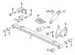 Diagram for Mazda B2300 Strut Housing - 1F66-28-700B