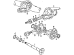 Diagram for Mazda Manual Transmission Extension Housing Seal - M502-17-335A