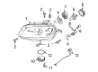 Diagram for Mazda MX-5 Miata Light Socket - NH20-51-155