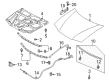 Diagram for Mazda Protege Hood Latch - BL4C-56-620A