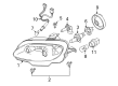 Diagram for Mazda MX-5 Miata Light Socket - NE55-51-155A