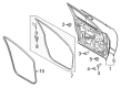 Diagram for Mazda CX-9 Door Seal - TK48-59-760B