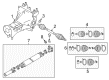 Diagram for Mazda Drive Shaft - PA48-25-100