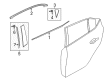 Diagram for Mazda 3 Door Moldings - BJS8-50-670B