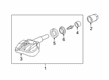 Diagram for Mazda CX-70 TPMS Sensor - BDGF-37-140A