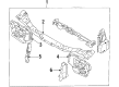 Diagram for Mazda RX-7 Radiator Support - FB01-54-131A