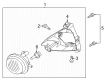 Diagram for Mazda Fog Light - CG36-51-690