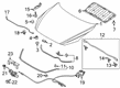 Diagram for Mazda Hood Release Cable - BCJH-56-720A