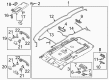 Diagram for Mazda CX-9 Sun Visor - TK78-69-270-75