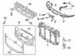 Diagram for Mazda 6 Radiator Support - GSH7-53-150