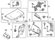 Diagram for Mazda MX-30 EV Pillar Panels - D44K-68-59YC-39