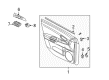 Diagram for Mazda 3 Power Window Switch - B32H-66-370