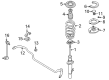 Diagram for Mazda Millenia Sway Bar Link Bushing - TA01-34-152