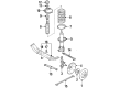 Diagram for Mazda MX-3 Rear Crossmember - E016-28-400A