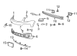 Diagram for Mazda Tribute Ambient Temperature Sensor - ZZC0-61-757
