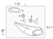 Diagram for Mazda Light Socket - BHP1-51-3G7