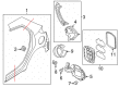 Diagram for Mazda Fuel Door - D651-42-410D