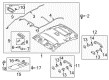 Diagram for Mazda 3 Sun Visor - GJS1-69-270D-75