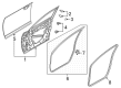 Diagram for Mazda CX-30 Door Seal - DGH9-68-911