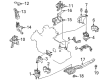 Diagram for Mazda Millenia Engine Mount - T001-39-820
