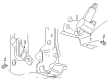 Diagram for Mazda B2300 Seat Belt - ZZP0-88-941-27