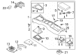 Diagram for Mazda Power Window Switch - NC72-66-350-02