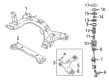 Diagram for Mazda Front Cross-Member - EC01-34-800F
