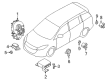 Diagram for Mazda Air Bag Control Module - CG37-57-K30