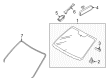 Diagram for Mazda 5 Windshield - CG36-63-900