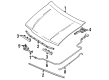 Diagram for Mazda Protege Hood Latch - BR70-56-620G