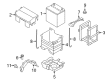 Diagram for Mazda Battery Tray - NE51-56-041B