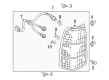 Diagram for Mazda MPV Light Socket - LC62-51-155