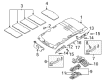 Diagram for Mazda MPV Sun Visor - LC76-69-320-03